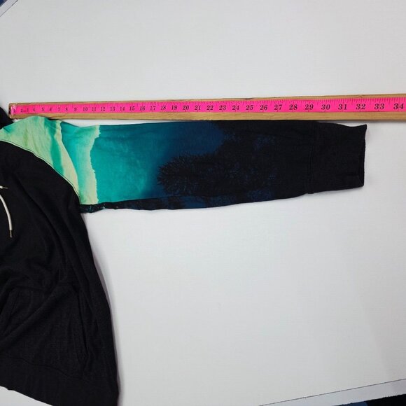 American Eagle Lightweight Hooded Long Sleeve Tee Mens Size Large Dark Gray - Picture 12 of 12